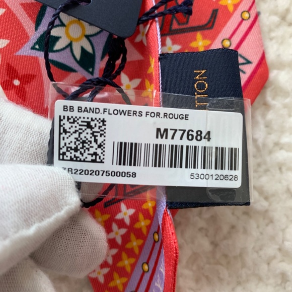 NEW LOUIS VUITTON FLOWERS FOREVER BANDEAU - M77684 - Picture 5 of 13